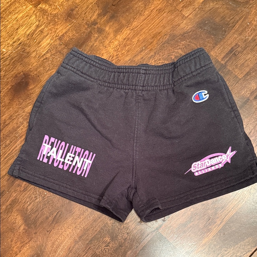 Champion Star Dance Alliance Revolution Talent Black Shorts w/pockets